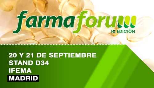 El 20 y 21 de septiembre estaremos en Farmaforum