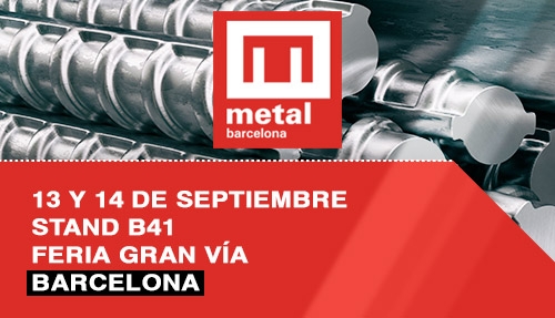 El 13 y 14 de septiembre estaremos en Metal Barcelona